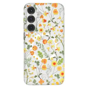 Whimsical Floral Samsung Case - Protective Cover for Samsung