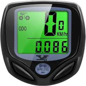 Wireless Waterproof Speedometer and Odometer Bike Computer For Bicycle with LCD Display & Multi-Functions