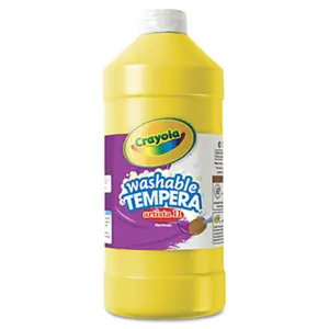 Crayola.  Artista II Washable Tempera Paint Yellow 32 oz