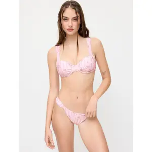 Cider Ditsy Floral Sweetheart High Stretch Ruched Bikini Set SwimWeek