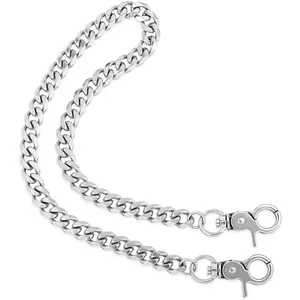 Pants Chain for Men Women, Heavy Duty Metal  Punk Wallet Chains Purse Chain for Jeans Belt Clothing Goth Accessories