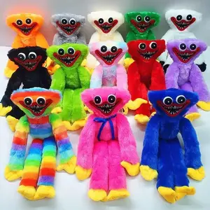 Full Set Rainbow Huggy Wuggy Plush Bundle All Color Versions Poppy Playtime Soft Stuffed Animal Doll Home Decor Birthday Party Gift For Game Fans