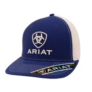 Ariat Men's Blue Shield Logo Richardson Snapback Ball Patch Cap Hats -  A300005227