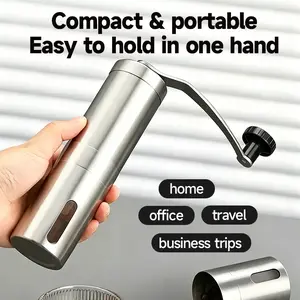Manual burr coffee grinder, hand-crank coffee grinder for home use, dedicated coffee powder grinding for pour-over coffee