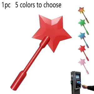 1pc 3D Printed QR Code Scanning Payment Wand, Touch Payment Credit Card Stick, Starlight Wand, Contactless Payment Card Holder, Suitable for Card Payment Scenarios, Holiday Party Gifts