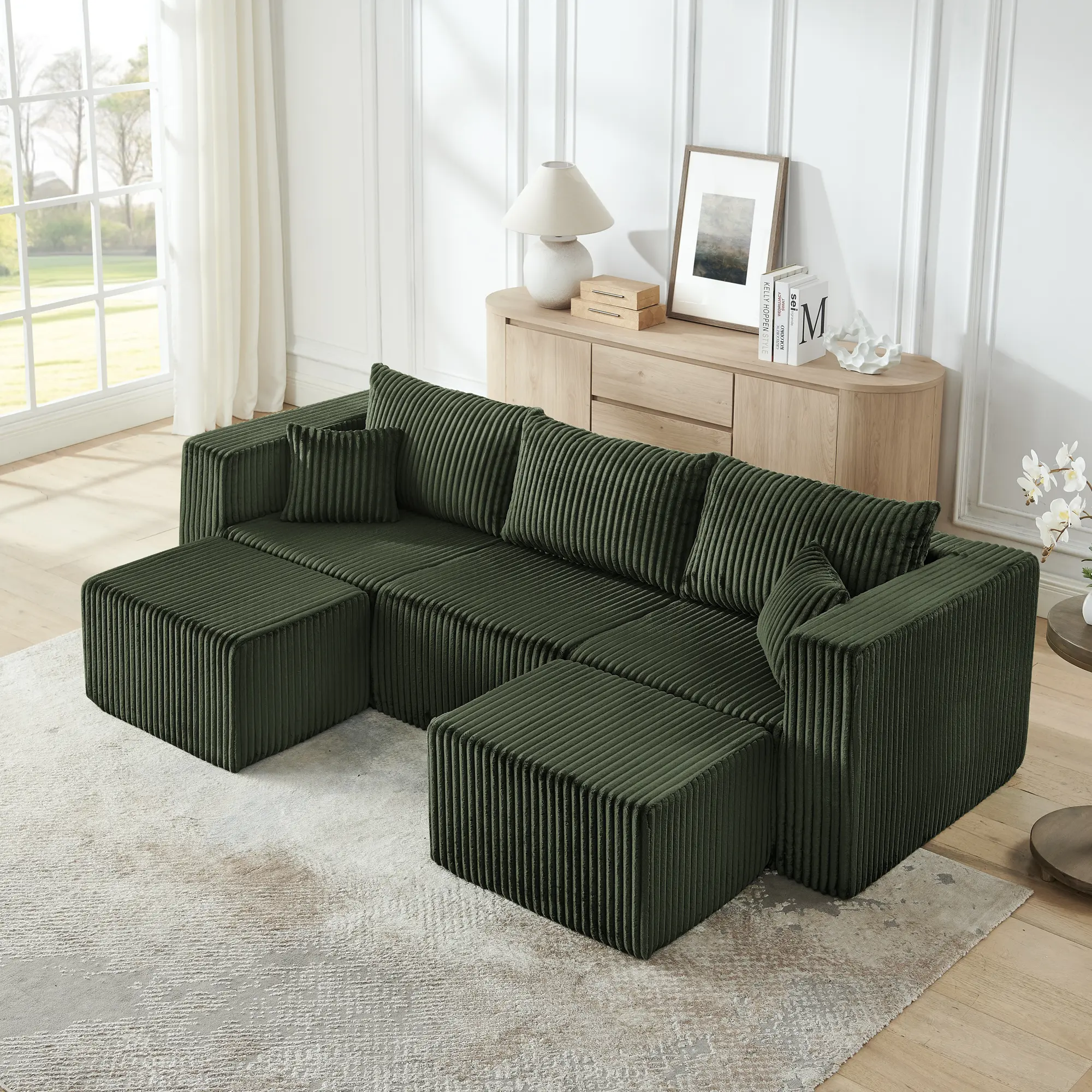 Green + Foam+ 3 Seat