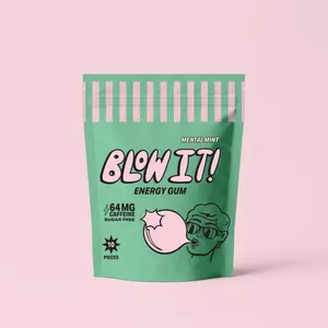 Blow It Energy Gum - Mental Mint - Single