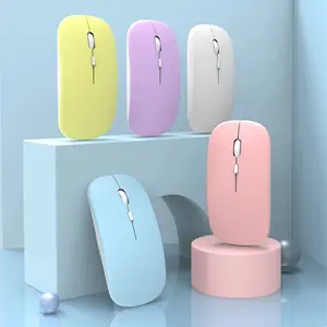 Wireless Bluetooth-compatible Compatible Mouse, Portable Ergonomic Design, Ideal for Laptop, iPad, Tablet, PC, Mobile Phone, Office & Gaming Use