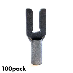 100 PK Concrete Flat Bar Screed Rail Chairs for 3/8" x 2" Bar