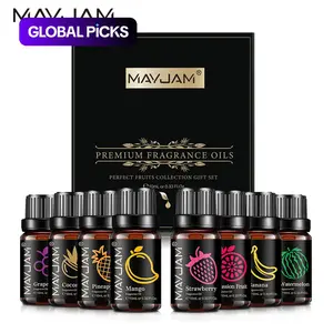 10ml Aromatic Fruity Fragrance Oil, 1/2 Boxes Aroma Oil Set for Aroma Diffusers Humidifiers, Or 1 Count Diffuser, Household Care Supplies, Bedroom Refresh Decor, Scented Oils, Home Fragrances, Air Fragrance Diffuser, Aromatherapy Diffuser #GLOBAL PICKS