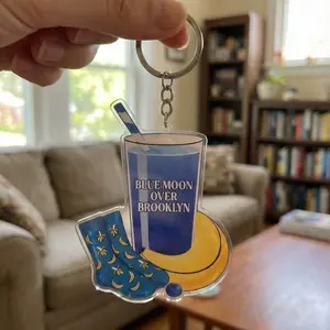 Hollanov polaroid keychain - heated rivalry inspired keychains, Heated Rivalry acrylic keychain