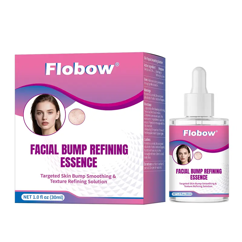 Flobow Milia Remover 30ml Exfoliating Advanced Face Serum with Salicylic Acid & Glycerin, Facial Bump Refining Essence for Face & Under Eye, Fragrance-Free Blemish Relief Care, Exfoliating Serum, Free Formaldehyde, Hydrates Skin, Unscented