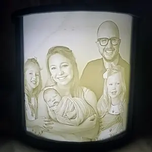 Large 3D Printed Memory Lantern - Customizable with Your Photos