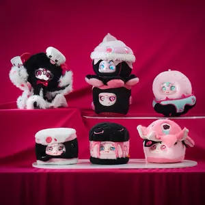 Cino Black Monday Premium Plush Blind Box Toy – Cute Kawaii Mystery Collectible Doll, Soft Stuffed Plushie Figure, Adorable Surprise Gift for Girls, Friends & Plush Lovers, Trendy Home Decoration