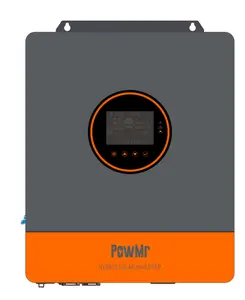 Solar Inverter 5200W 48Vdc to 110Vac, Split-Phase Inverter Built-in 100A MPPT Controller | Max.PV Input 6KW 500VOC | Support 6 Units Parallel and Batteryless Run