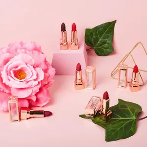 Romantic Beauty Matte Lipstick, Makeup, Red Matte lip, Light scented, , long-lasting, smooth, creamy, Long Lasting, Transfer Proof, , Vitamin E. lipstick
