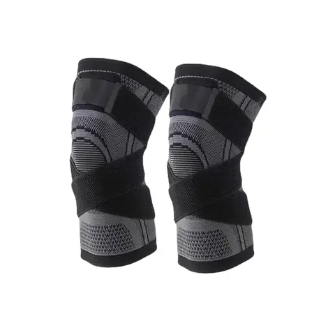 OLLAS Knee Compression Sleeve for Men and Women (A Pair), Knee Support Brace for Running and Work Out Knee Brace