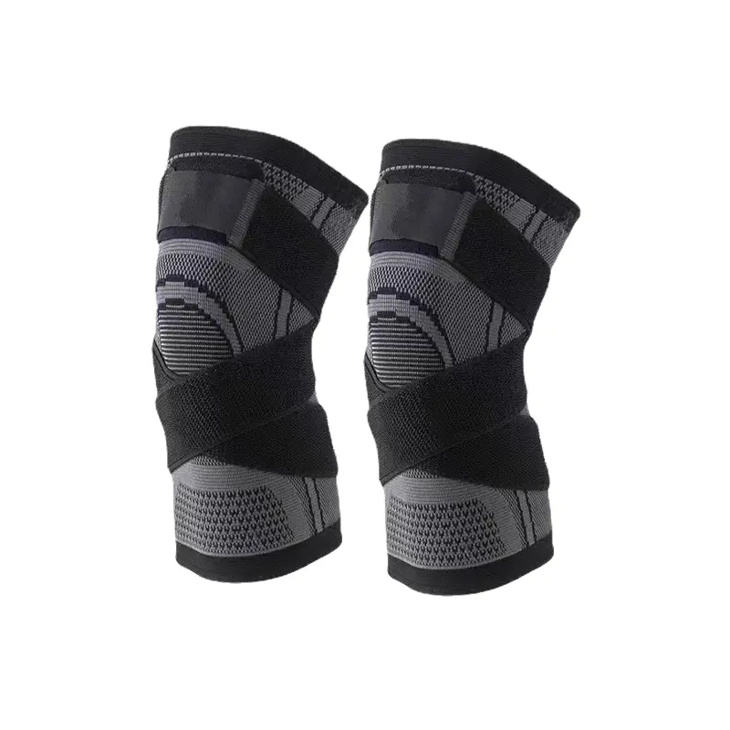 OLLAS Knee Compression Sleeve for Men and Women (A Pair), Knee Support Brace for Running and Work Out Knee Brace