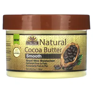 Okay Pure Naturals Natural Cocoa Butter, Smooth, 7 oz (198 g)