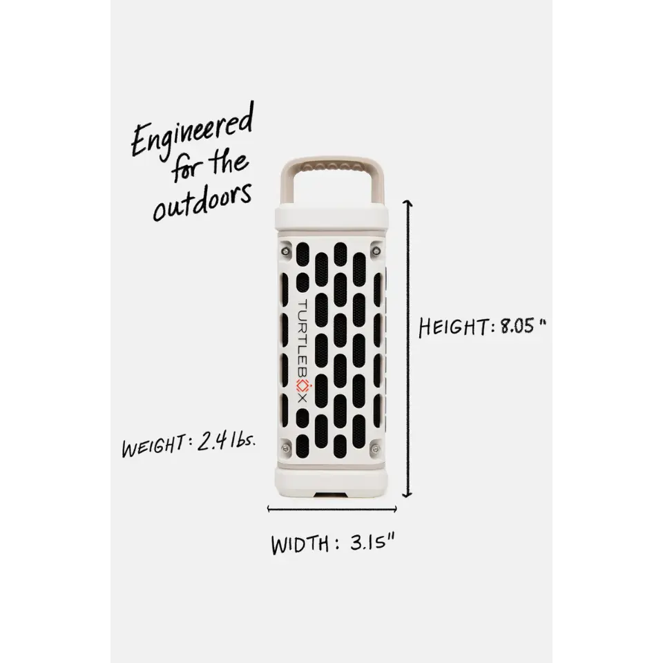 Turtlebox Ranger Waterproof Ivory Speaker