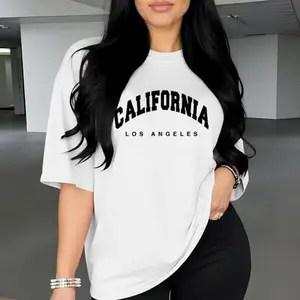 Women S Casual Sport T Shirt with California Los Angeles Graphic Print Round Neck Summer Top Relaxed Fit for Gym Lounge and Casual Attire Lightweight Fabric