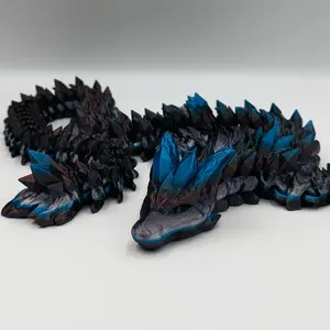 Mystery Color Large Dragon 3D Printed Decor - Unique Artistic Design for Room Decor and Ornaments