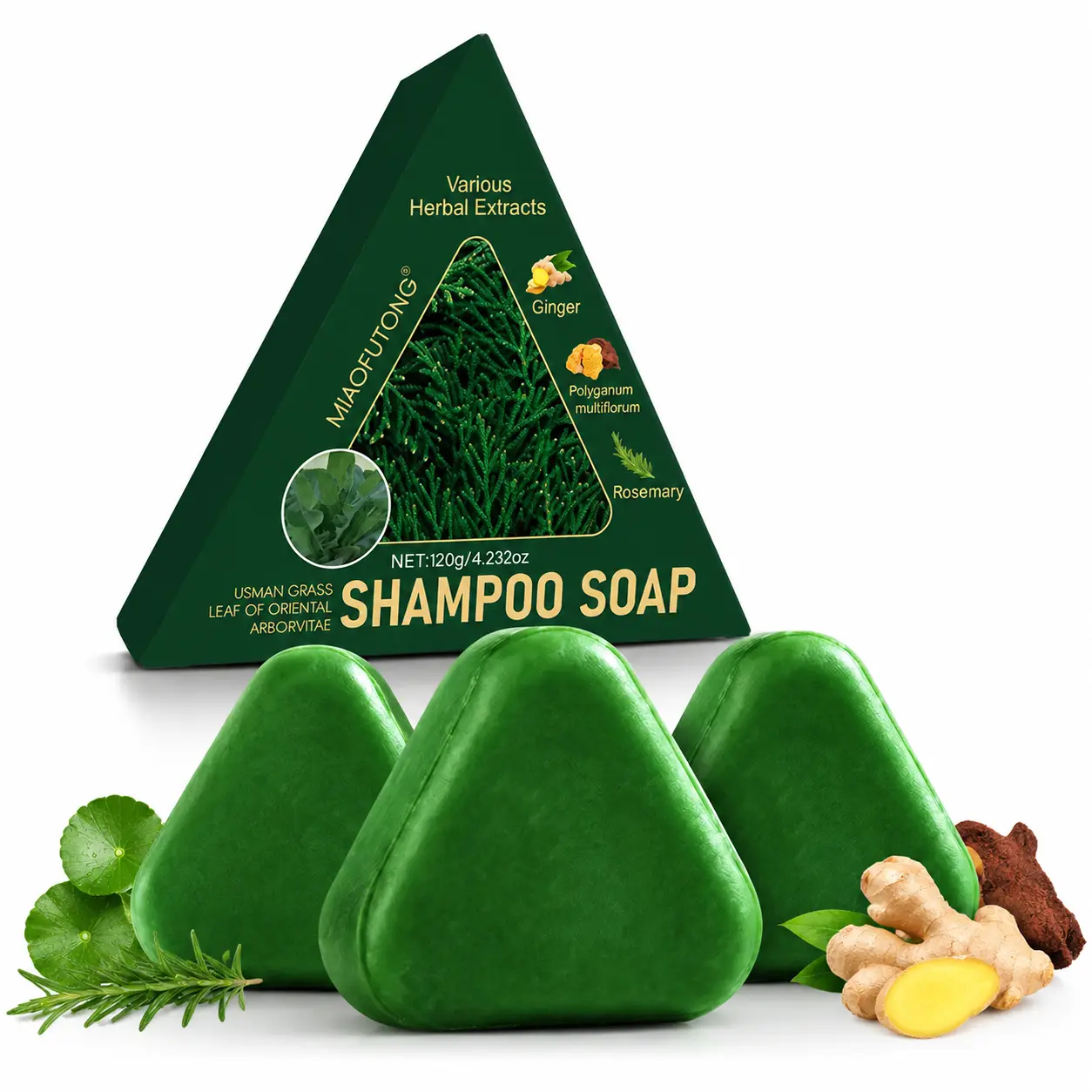 Anti hair loss shampoo, strengthens hair roots, reduces hair loss, suitable for people with sparse hair