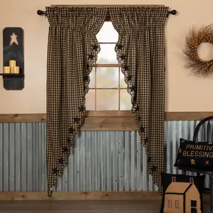 Blackstone Farm Star Long Prairie Curtains