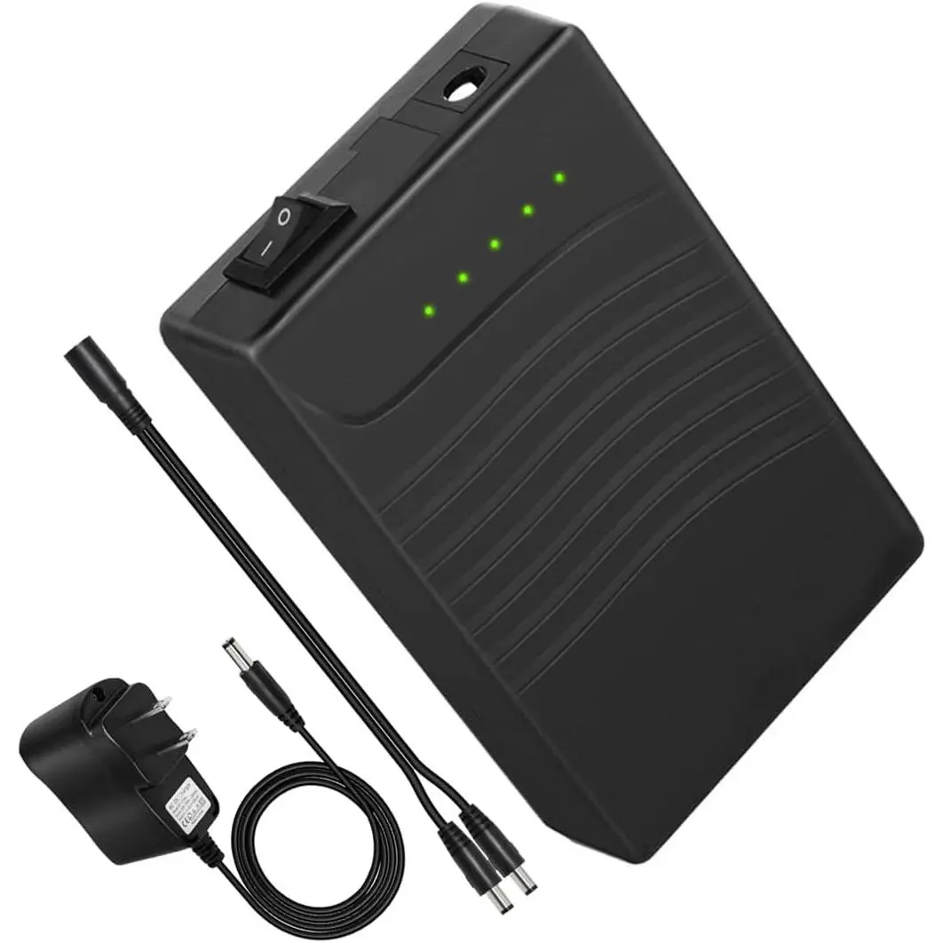 12V Power , Rechargeable 12V 3000mAh DC Output Lithium ion  Pack with Charger for LED Strip/Light/Panel/Amplifier and CCTV Camera, Compatible with Spectra Pump/Telescope