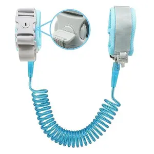 Anti Lost Wrist Link, Socub Breathable Toddler Leash Wrist for Child Safety, Wrist Link for Kids with Key Lock Anime Character Over Knee Socks