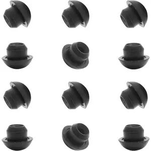 12PCS 8mm (5/16") Floor Bottle Jack Plugs Black Jack Oil Filler Plug Rubber Plug Jack Oil Reservoir Rubber Filler Plug for Oil Reservoir Filler Hole (Black)