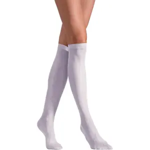 LECHERY Lustrous Shiny Sheer Knee Highs Dress Socks, 2 Pack, High Gloss Sheer Finish, Soft Stay Up Band, Lightweight Nylon Spandex, One Size 5-10