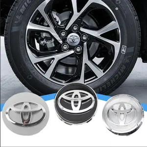 4PCS 5.7/6.2CM Car Wheel Center Caps Hubcap Cover For Toyota Corolla C-hr Rav4 86 Avensis T25 Auris Land Cruiser Yaris Hilux Prius Camry