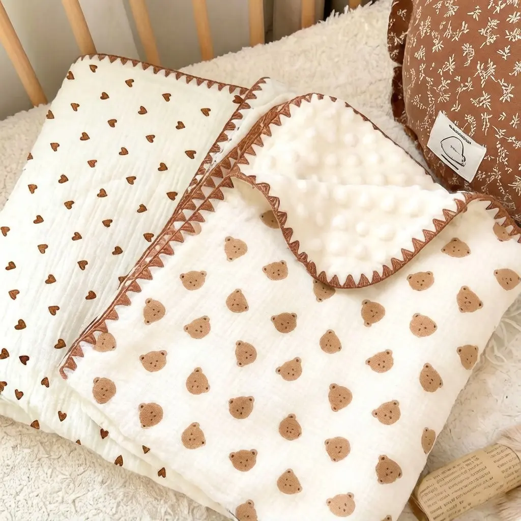 Soft Baby Blanket, 3D Bean Bag Design, Comfortable & Cozy Infant Wrap, Perfect for Stroller Use, Ideal Gift for Newborns