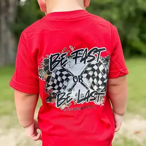 Be Fast or Be Last Racing Shirt – Toddler & Youth Boy Race Car Tee