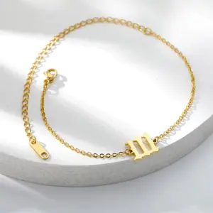 111 Angel Number Ankle Bracelet