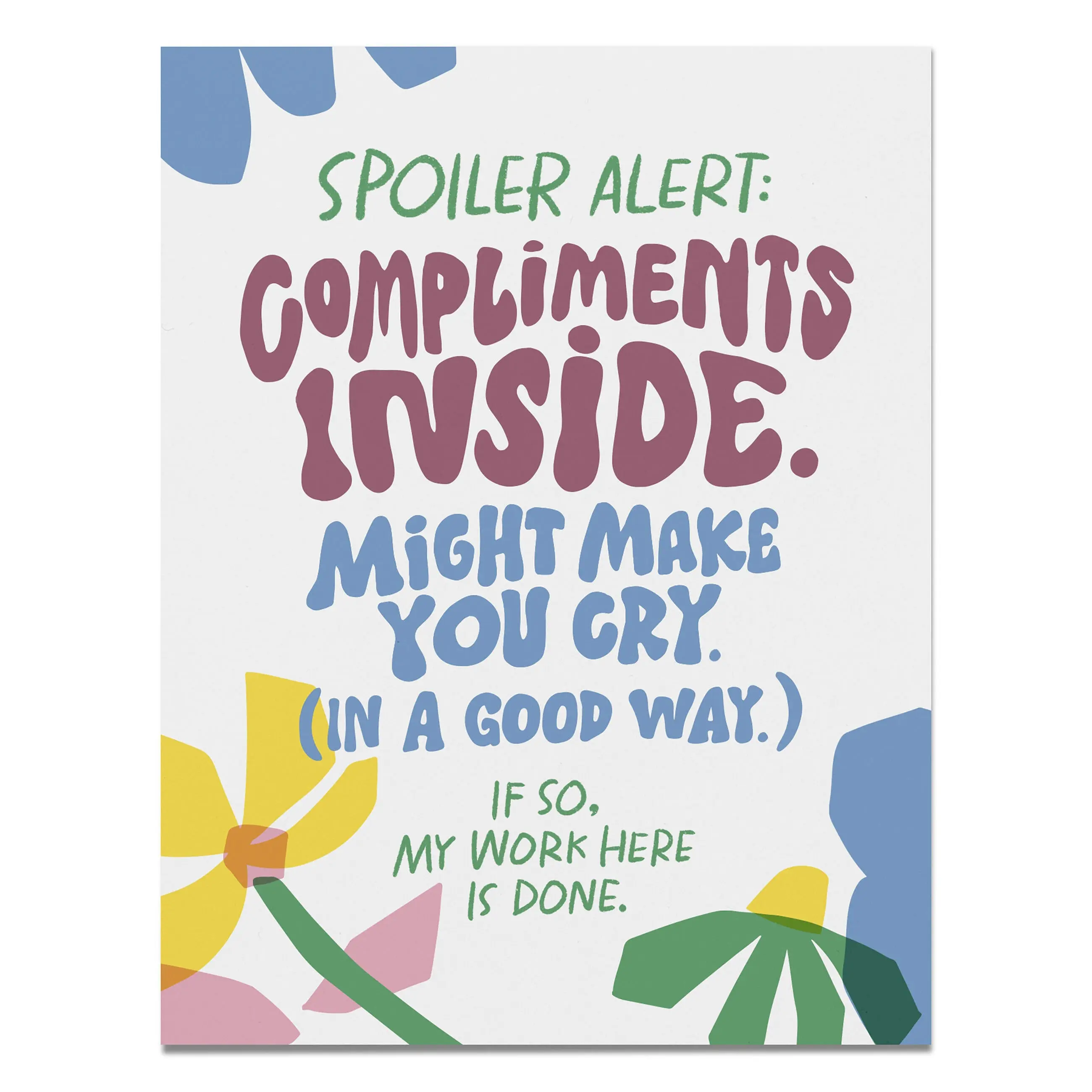 Compliments Inside Card Compliments Inside Card