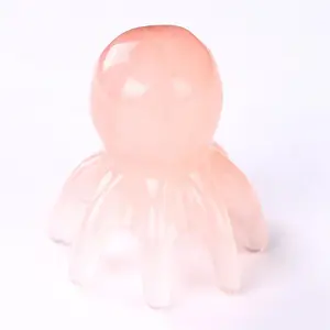 KAWASIMAYA Large Octopus Scalp Massager Brush Portable Pink Hair Care