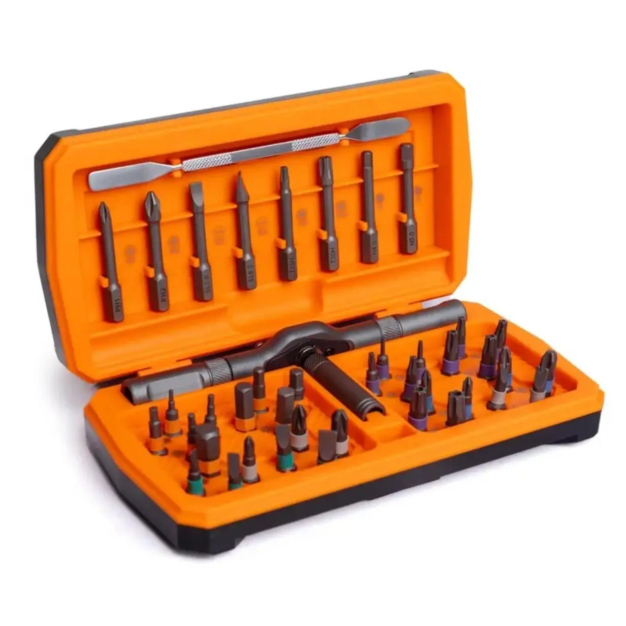 43 In 1 Ratcheting Screwdriver Set Multi-Purpose Magnetic Repair Kit with Detachable Handle | Perfect for Computer, Phone, Watch & Glasses Fixes | Cool DIY Tool Gift for Men, Bikes