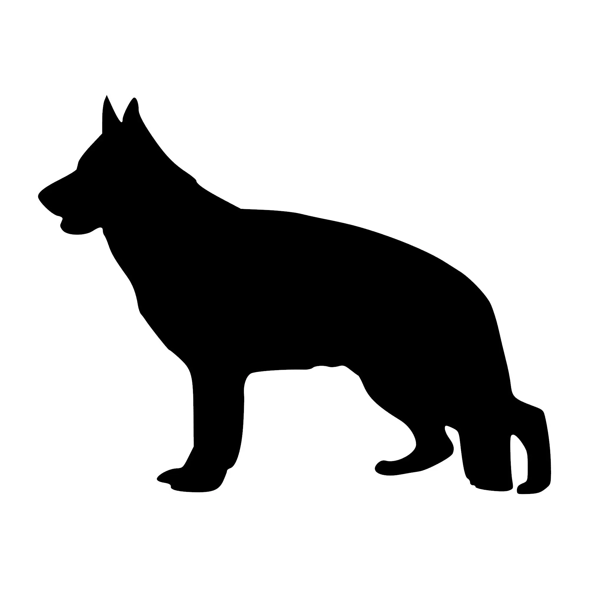 German Shepherd, Sticker Decal Vehicle Exterior Decoration