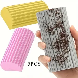Damp Clean Duster Spong Dusting Wet Duster Powder Cleaning Spong Dust Removal Dusters for Home Car Kitchen Bathroom Scrub