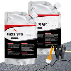 Asphalt Crack Filler,Concrete Crack Sealant,Asphalt Self-Leveling Cement Filler for Driveways, Walls, Patios, Garage Floors - Quick-Dry,  Bond(2 PCS)