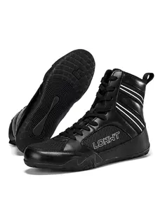 Men's Training Shoes and Sports Shoes, Trendy Fashion Anti-Slip Durable Boxing Wrestling Shoes, Ideal for Various Sports Training Scenarios