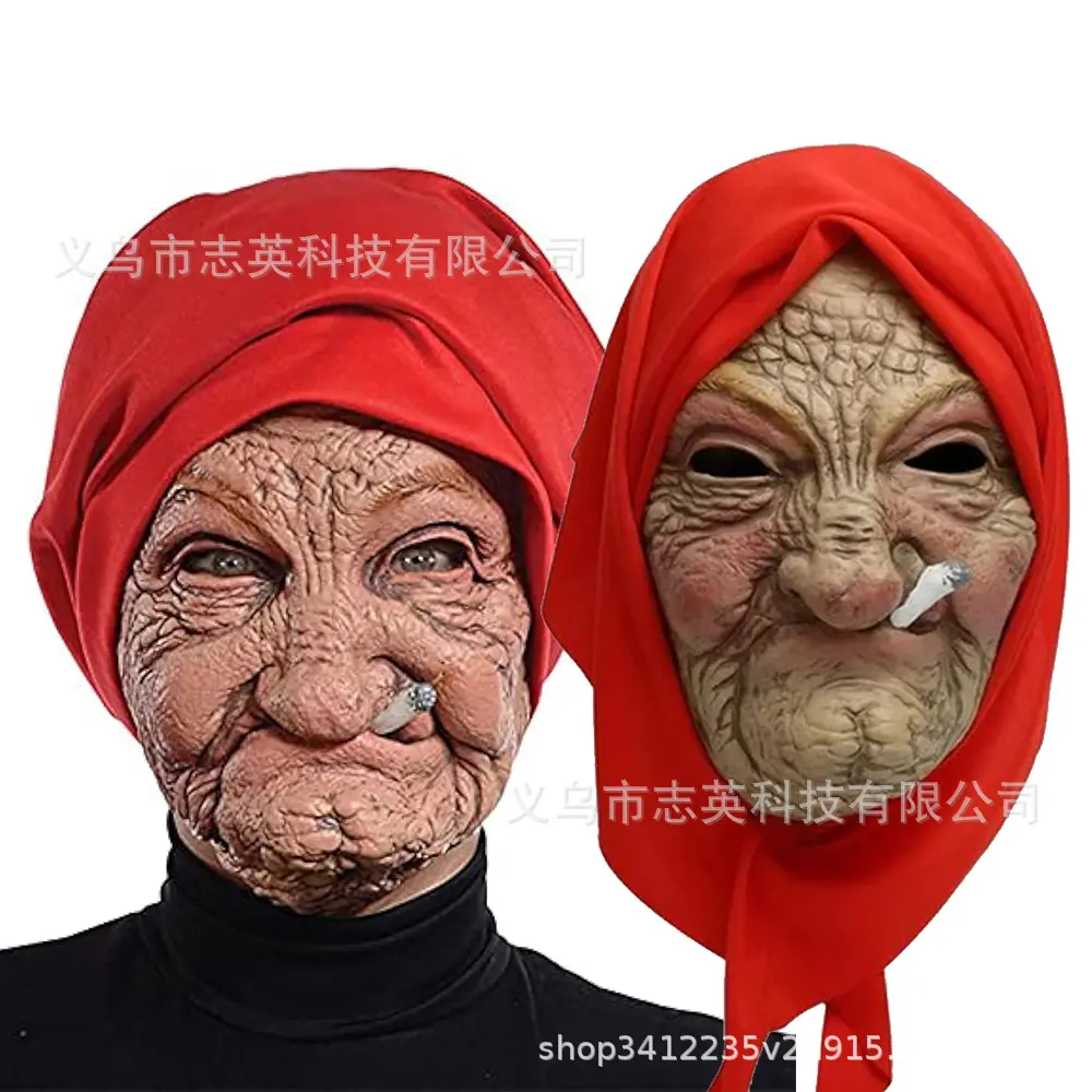 Smoking Granny Mask