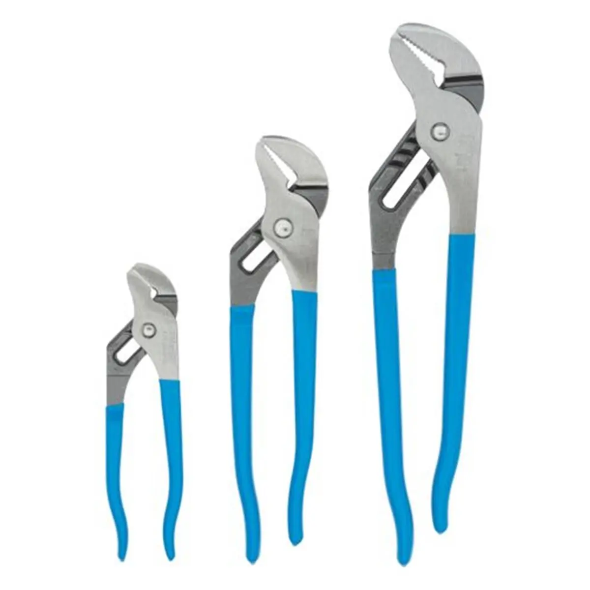 212 MAIN Channellock Tongue & Groove Pliers Set - 3-Piece, for Repair Tasks