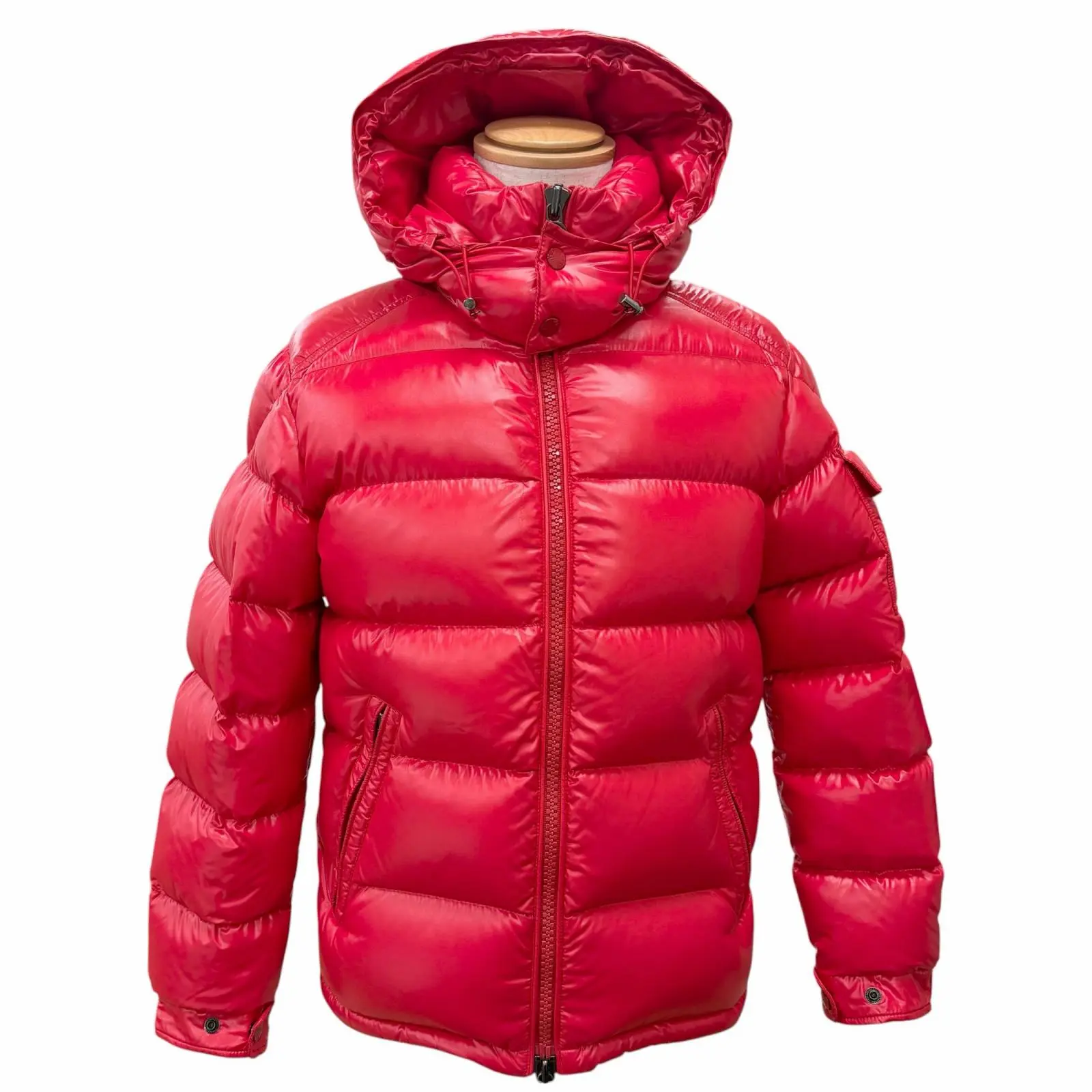 Pre-owned MONCLER Nylon Small Leather Goods Maya Down Jacket