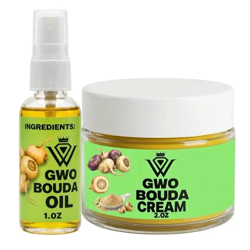 Set 2pcs grosi bouda cream oil Set 2pcs grosi bouda cream oil