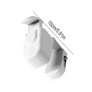 Tool-free adhesive child safety door lock, prevents children from opening, suitable for door handles and levers, child safety protection accessory