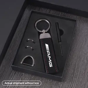 High Quality Car Emblem Keychain Key Ring, Metal Keyring for Mercedes Benz Amg Models, Durable Accessory for Auto Enthusiasts