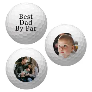 Funny Custom Golf Balls Personalized Golf Ball for Boyfriend Husband Dad Groomsmen Grandpa Retirement Customize Photo Gifts Add Text